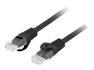 LANBERG Patchcord cat.6 UTP 10m black