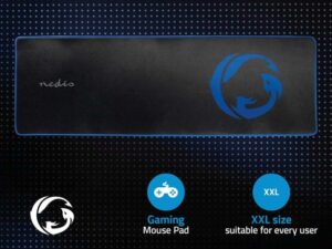 Nedis GMPD300BK gamer egérpad XXL
