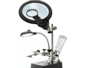 Delight 10103 Paneltartó nagyítóval és krokodilcsipeszekkel