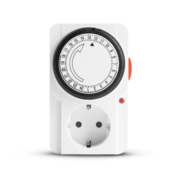 Delight 20290B Analóg beltéri időzítő Led visszajelzővel