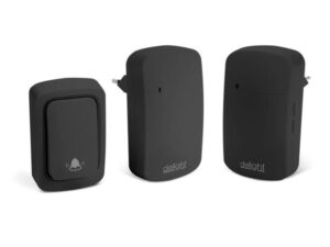 Delight 55345BK-2 Digitális elem- és vezeték nélküli csengő - Kinetic black