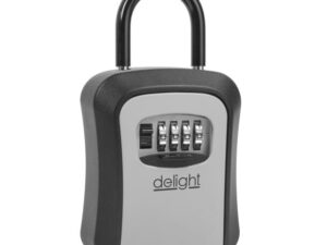 Delight Kulcsszéf  reteszelhető akasztó - fém - 170 x 95 x 40 mm