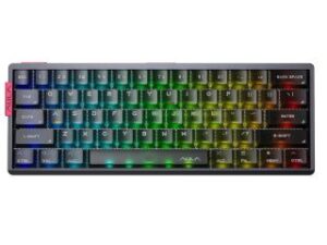 AULA AG60 PRO eSport Magnetic Switch Mechanikus Gamer Billentyűzet - Fekete-Átlátszó