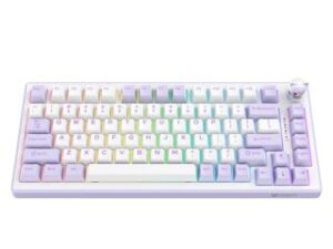 Onikuma MT707 Tri-Mode Vezeték Nélküli Mechanikus Gamer Billentyűzet - Lila