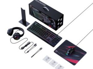 Onikuma TZ5006 5 az 1-ben Gamer csomag - Fekete