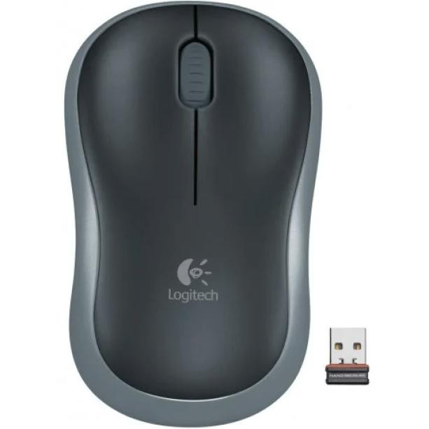 Logitech M185 fekete-szürke Wireless egér