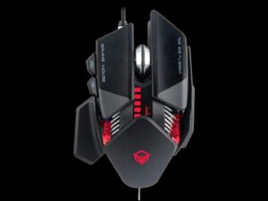 Meetion MT-GM80 fekete-piros Gamer USB egér