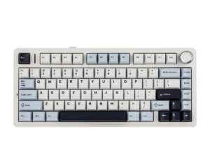 AULA F75 Vezeték Nélküli Mechanikus Gamer Billentyűzet - Fehér-Kék
