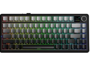 AULA F75 Max Vezeték Nélküli Mechanikus Gamer Billentyűzet - Fekete