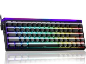 AULA HERO68 HE Magnetic Switch Mechanikus Gamer Billentyűzet - Fekete