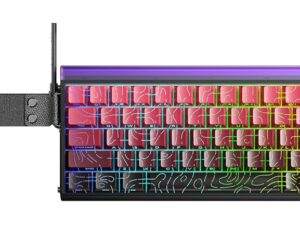 AULA HERO68 HE Magnetic Switch Mechanikus Gamer Billentyűzet - Fekete-Piros