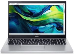 ACER Aspire Go AG15-32P-33EG, 15.6" FHD, Intel Core 3 N355, 16GB, 512GB SSD, UMA, DOS, ezüst