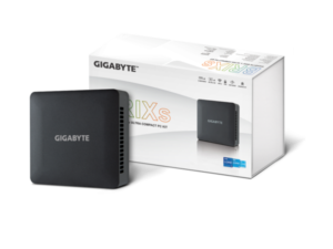 GIGABYTE PC BRIX, Intel Core i3 1315U 4.5GHz, 2xHDMI, Displayport (Type-C), LAN, WIFI, BT, 2.5" HDD hely, 6xUSB