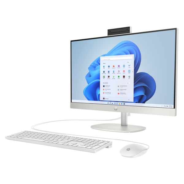 HP AIO 24-cr0008nn 23.8" FHD AG IPS, Core i3-N300 2.4GHz, 8GB, 512GB SSD, Win 11, fehér - Image 2