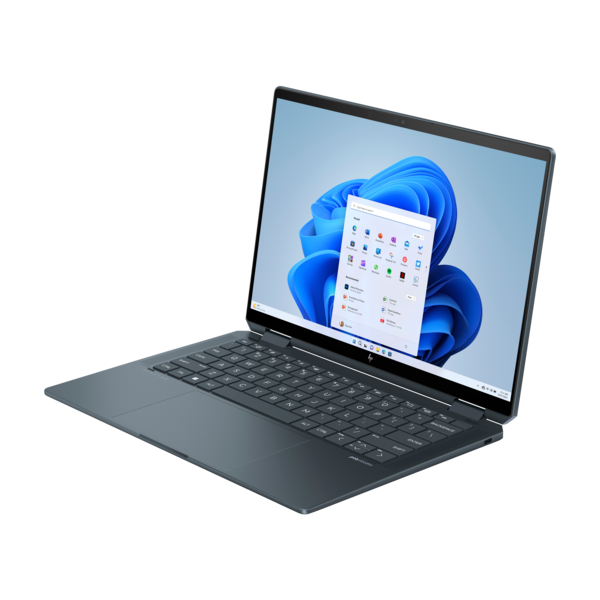 HP Spectre x360 14-eu0002nh 14″ 3K 2880×1800 AG OLED 120Hz 400cd Touch, Ultra7-155H 1.4GHz, 32GB, 1TB SSD, Win 11, kék