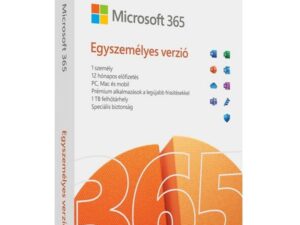 MICROSOFT 365 Egyszemélyes Personal Hungarian EuroZone Subscr 1YR Medialess FY25H2 Dobozos
