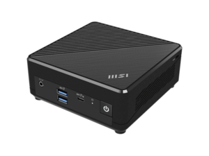 MSI Business DT Cubi N ADL S-225BEU, Intel N100, Intel HD Graphics, M.2 NVME, 4xUSB, USB-C, HDMI, DP, 2xRJ45, Black