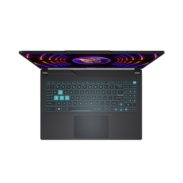 MSI Gaming NB Cyborg 15 A13VEK-2005, 15,6" FHD 144Hz, i7-13620H, 16GB (1x16), 512GB M.2, RTX 4050 6GB, NOOS, Fekete