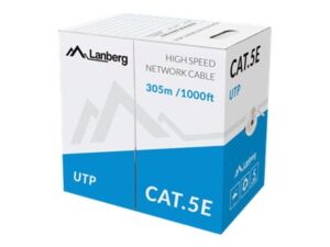 LANBERG LAN cable UTP cat.5e 305m black