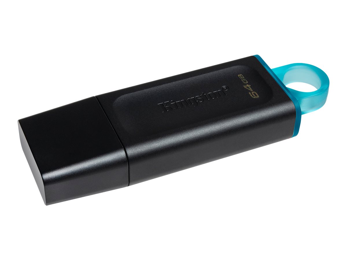 KINGSTON 64GB USB3.2 Gen1 DT Bk+Teal - Image 5