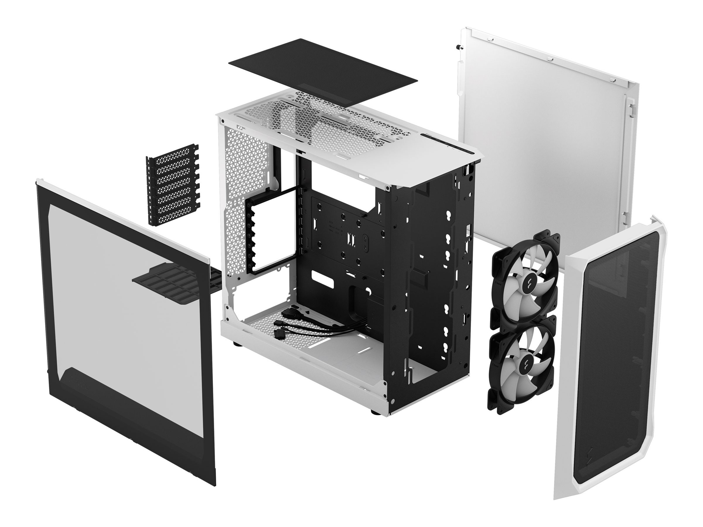 FRACTAL DESIGN Focus 2 RGB White TG - Image 3