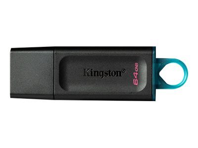 KINGSTON 64GB USB3.2 Gen1 DT Bk+Teal - Image 9