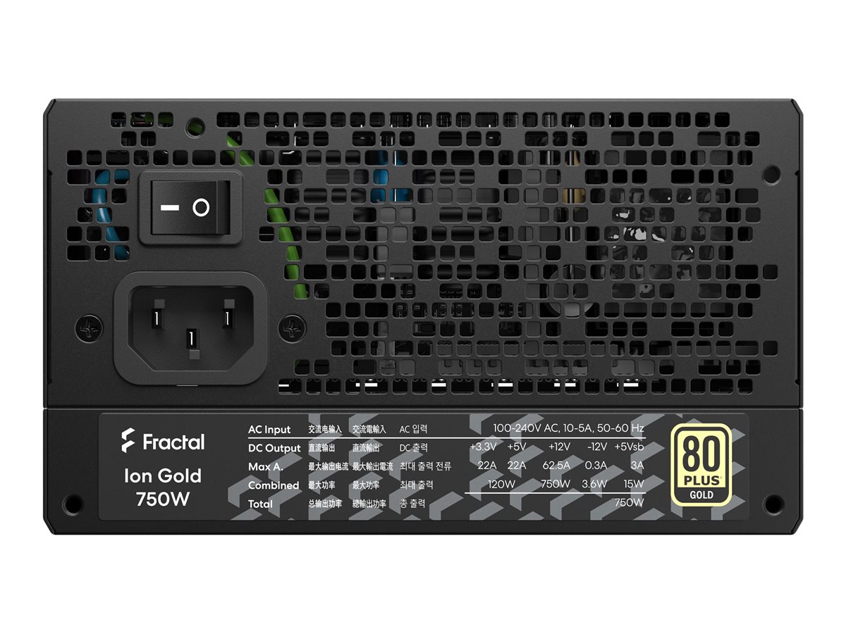 FRACTAL DESIGN ION Gold 750W PSU - Image 13