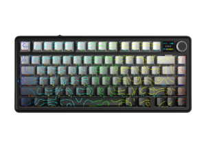 AULA F75 Max Vezeték Nélküli Mechanikus Gamer Billentyűzet - Fekete Contour