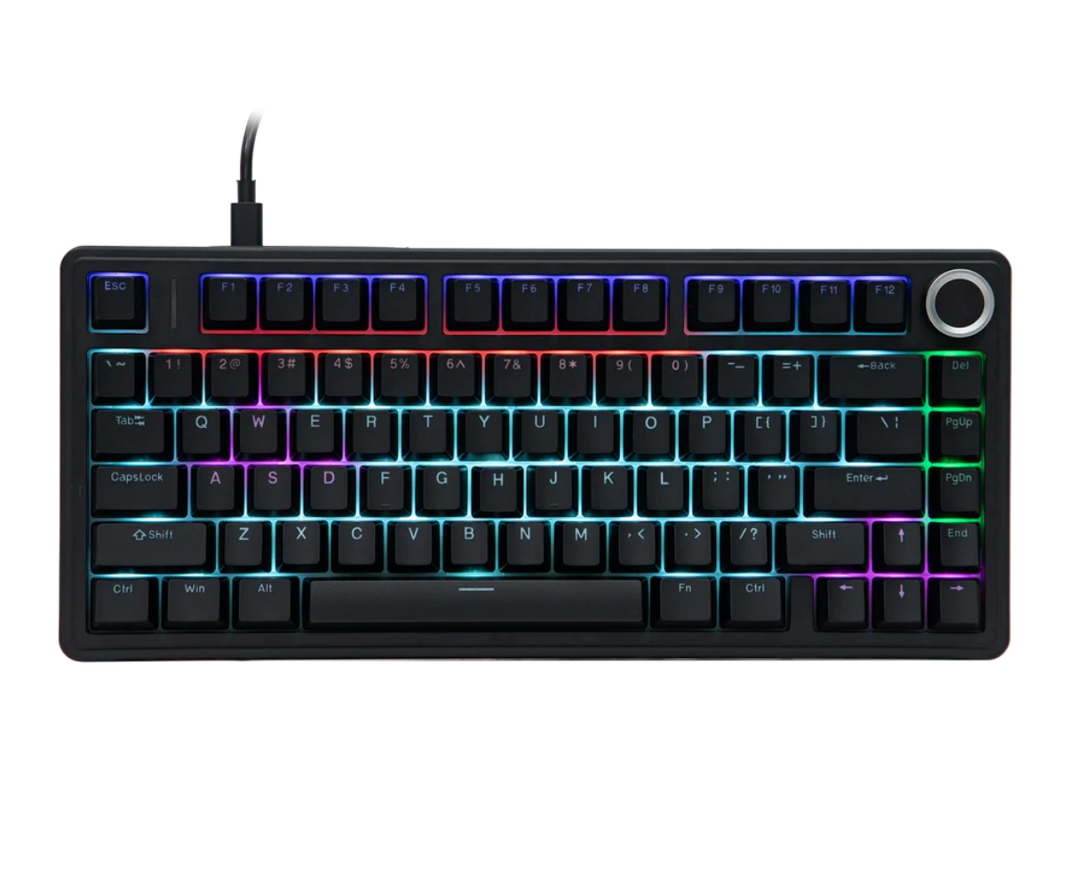 AULA F75 Mechanikus Gamer Billentyűzet - Fekete