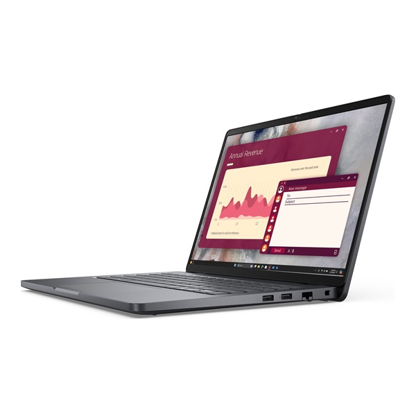 DELL Pro 14 (PC14250) 14.0" FHD+, Intel Core Ultra 7 255U (5.2GHz), 32GB, 512GB SSD, Win11 Pro, Ezüst - Image 2