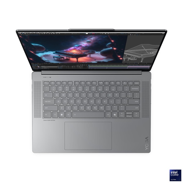 LENOVO Yoga Slim 7 15ILL9, 15.3" 2.8K WQXGA+, Intel Core Ultra 7 258V, 32GB, 1TB SSD, Win11 Home, Luna Grey - Image 7