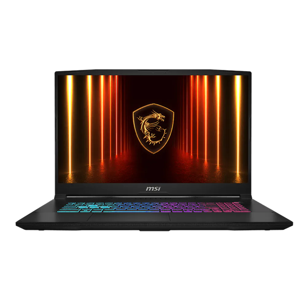 MSI Gaming NB Katana 17 HX B14WGK-073, 17,3" QHD 165Hz, i9-14900HX, 32GB, 1TB M.2, RTX 5070 8GB, NOOS, Fekete