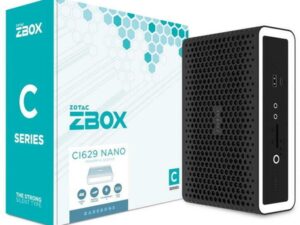 ZOTAC PC ZBOX, Intel Core i3 1315U 4.5GHz, HDMI, Displayport, TB 2xLAN, WIFI, BT, 2.5" HDD hely, 4xUSB, Passzív