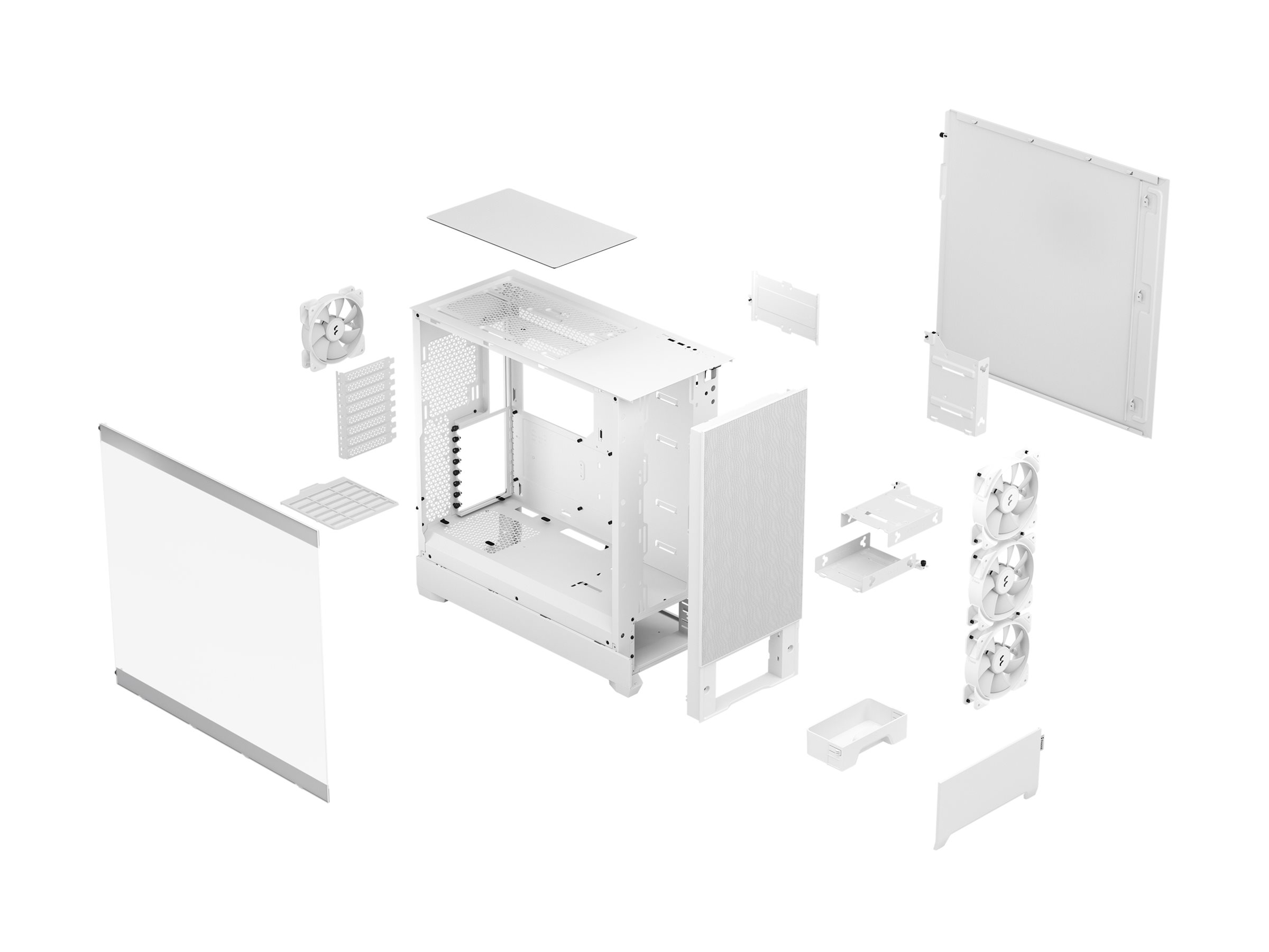 FRACTAL DESIGN Pop XL Air RGB White TG - Image 2