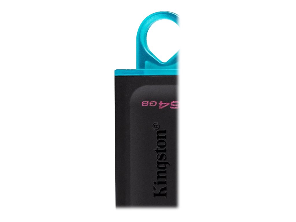 KINGSTON 64GB USB3.2 Gen1 DT Bk+Teal - Image 6