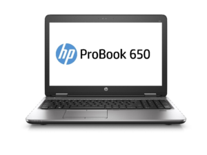HP ProBook 650 G2 15" i3-6100U/8GB/256GB SATA SSD/RW/webcam/1920x1080 "A-"