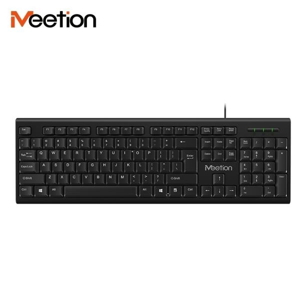 Meetion MT-K100 USB fekete billentyűzet