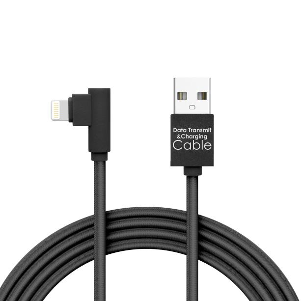 Delight 90 fokos Lightning USB kábel Apple termékekhez 2m fekete
