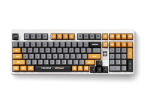 MCHOSE x Unbox Therapy UT98 Tri-Mode Vezeték Nélküli Mechanikus Gamer Billentyűzet - Retro