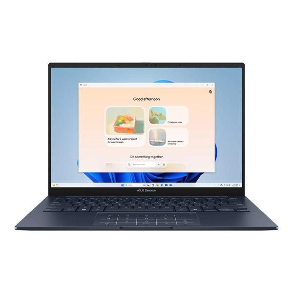 ASUS CONS NB ZenBook UX3405CA-ST1505OA 14" WQXGA+ OLED GL, Core Ultra 7 255H , 16GB, 512GB M.2, INT, NOOS, NoAdp, Ezüst