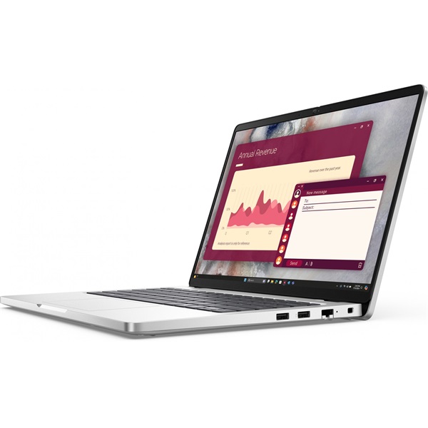 DELL Pro 14 (PC14250) 14.0" FHD+, Intel Core Ultra 7 265U (5.3GHz), 16GB, 512GB SSD, Linux, Ezüst