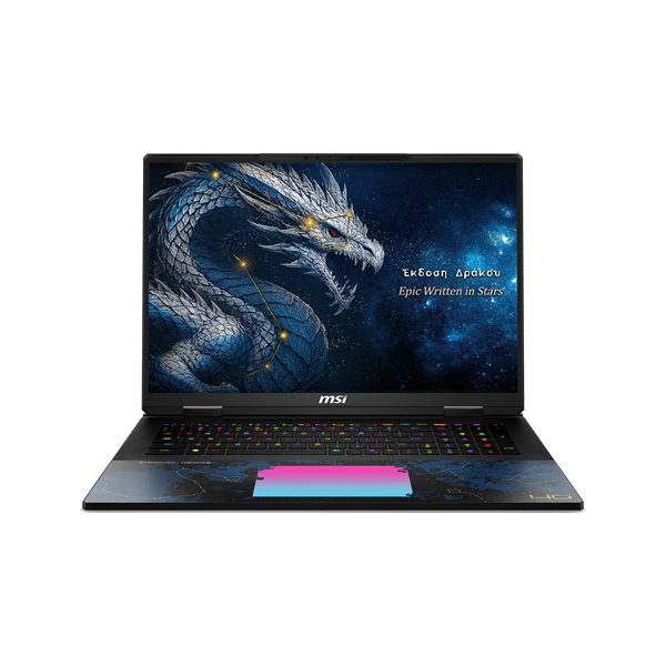 MSI Gaming NB Titan 18 HX Dragon Edition Draco Epic, 18" UHD+, Ultra 9 290HX Plus, 96GB, 2x2TB M.2, RTX 5090 24GB, W11H