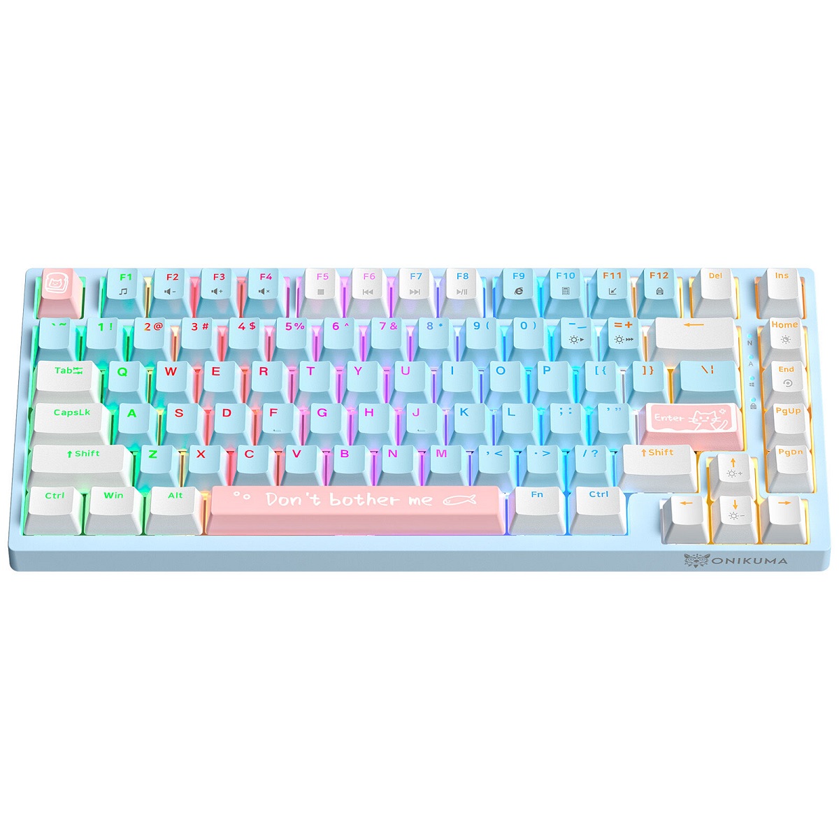 Onikuma G52 Gamer Billentyűzet - Kék