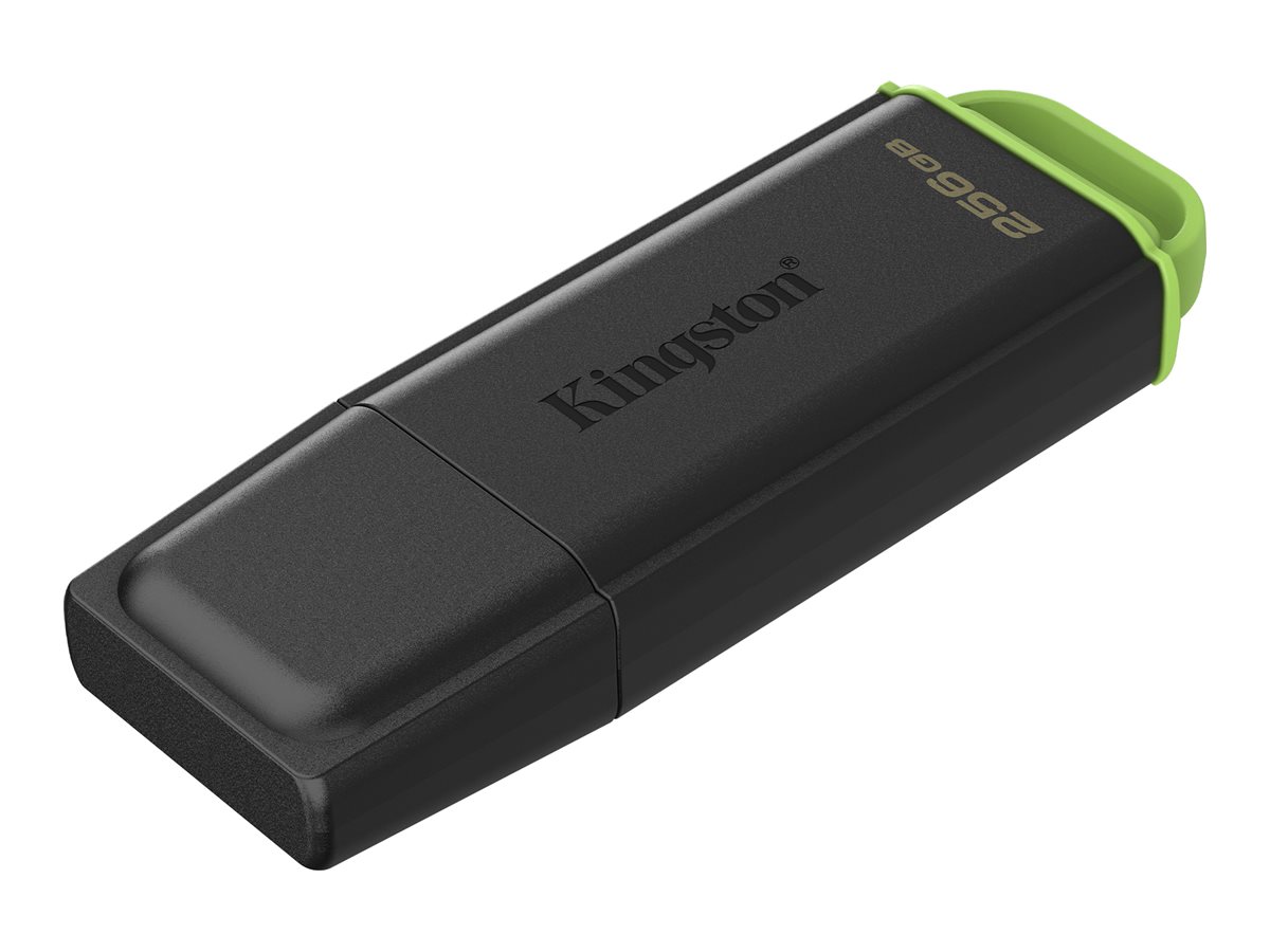 KINGSTON 256GB Portable USB 3.2 Bk/Green - Image 3