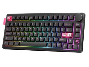 Onikuma MT706 Vezeték Nélküli Mechanikus Gamer Billentyűzet - Fekete