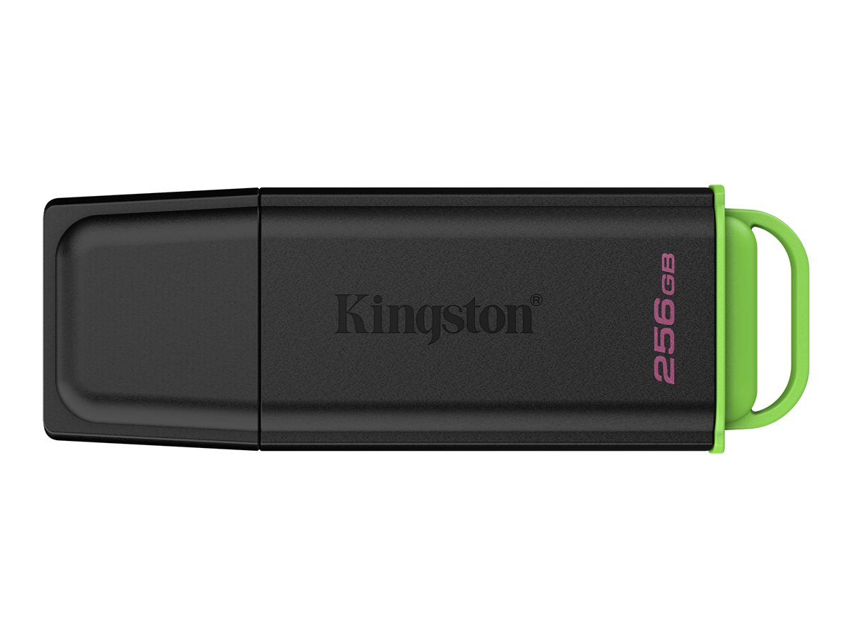 KINGSTON 256GB Portable USB 3.2 Bk/Green - Image 2