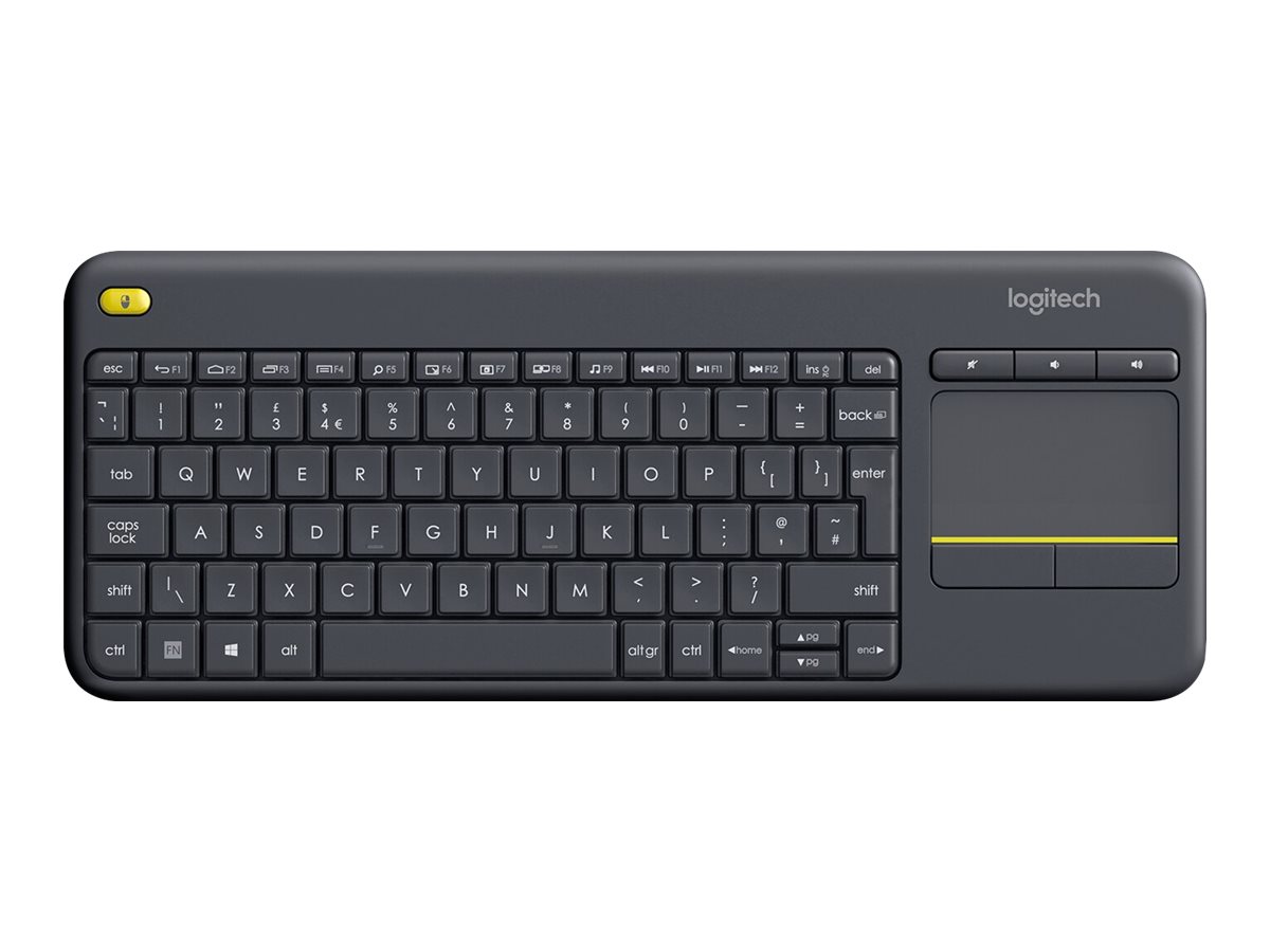 Logitech K400 Plus wireless billentyűzet+érintőpad HU