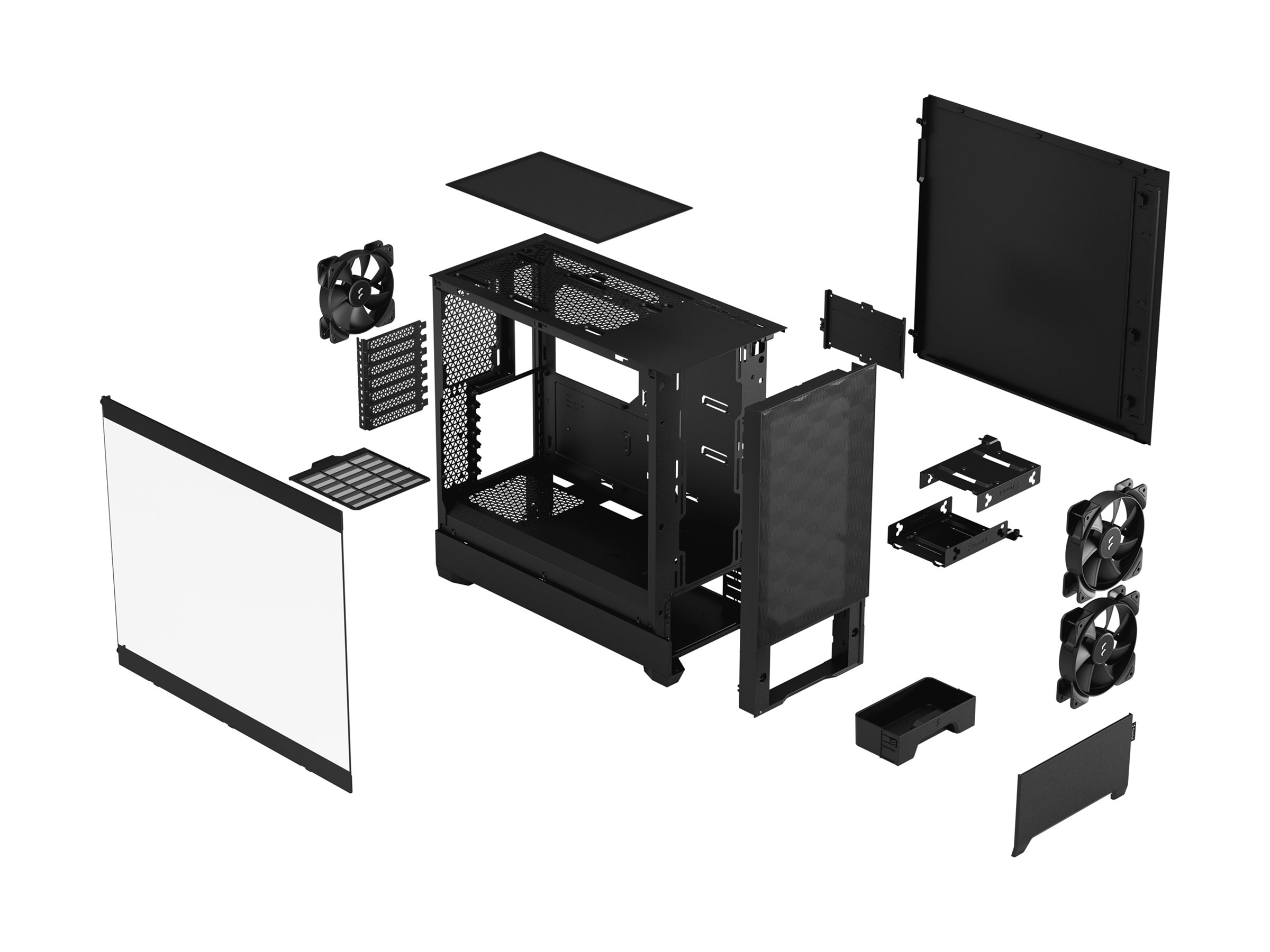 FRACTAL DESIGN Pop Air Black TG Clear