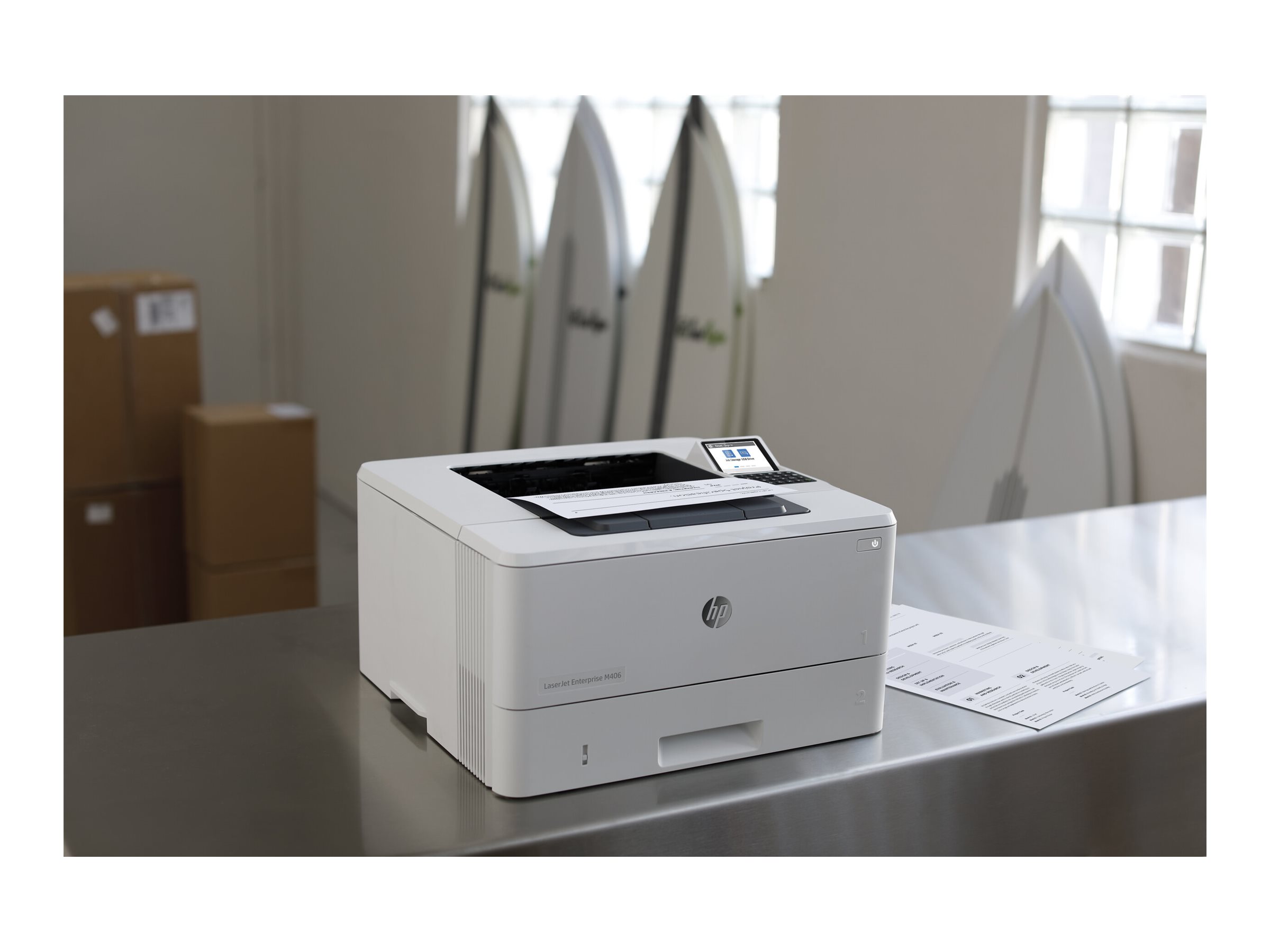 HP LaserJet Enterprise M406dn A4 mono - Image 9