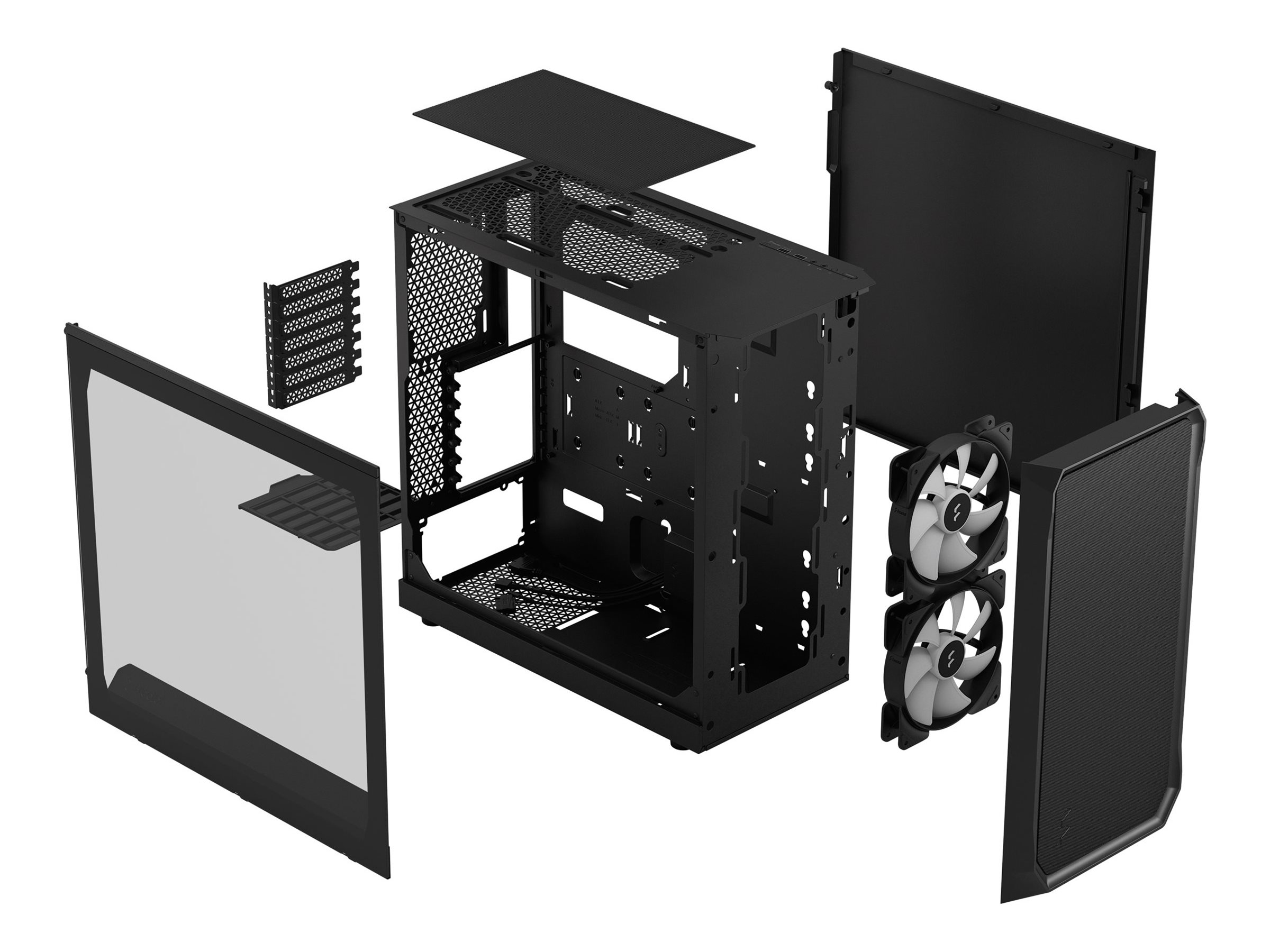 FRACTAL DESIGN Focus 2 RGB Black TG - Image 5